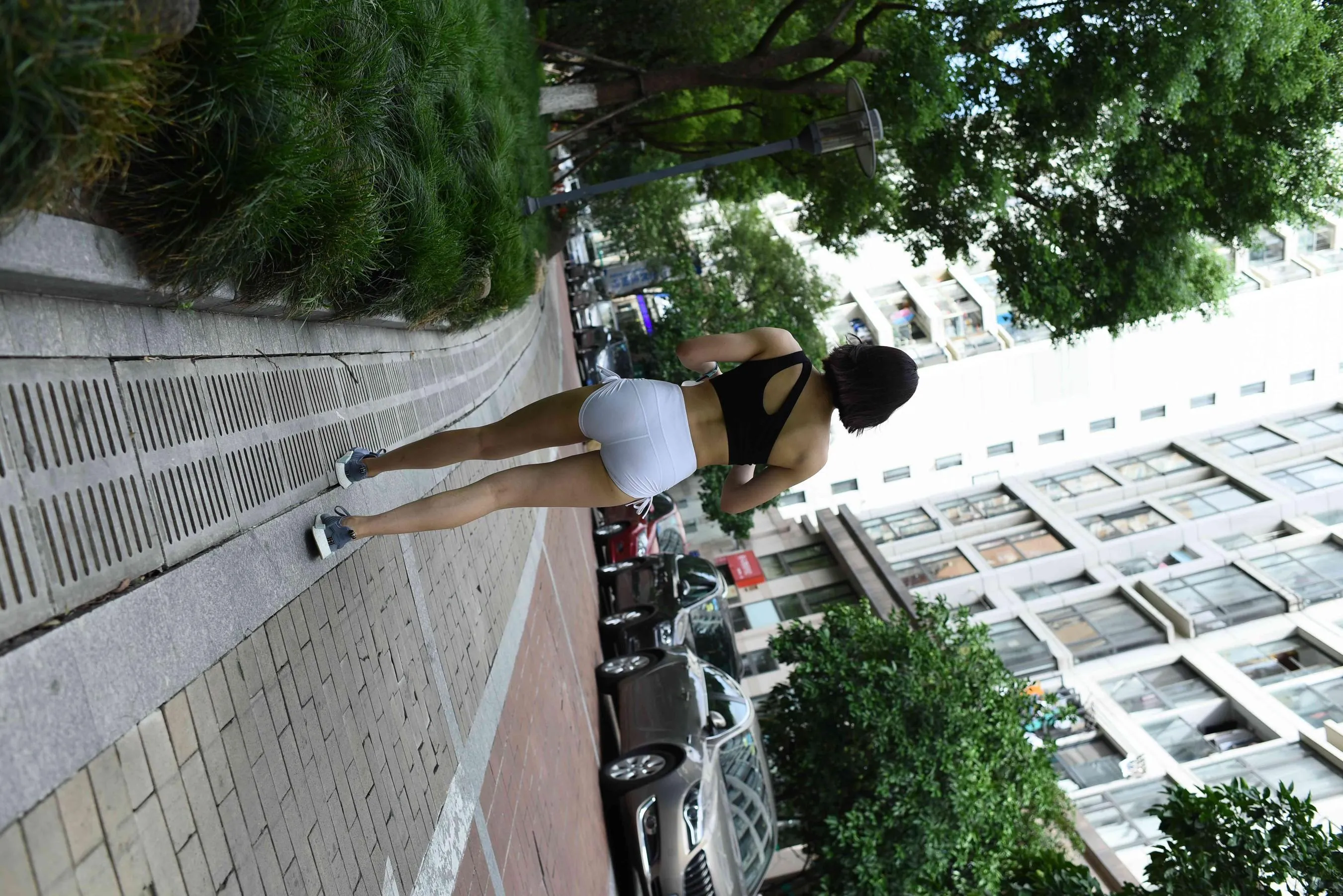 [魔镜街拍] NO.033 街拍清晨健身女神 [209P]插图6